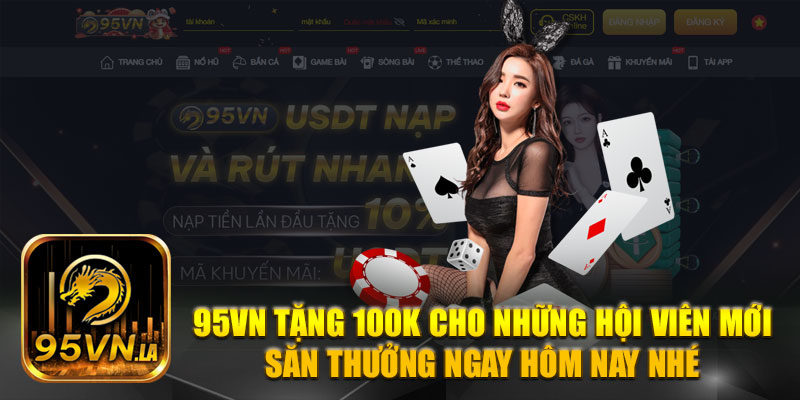 95VN tặng 100k